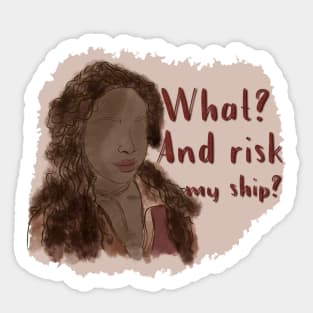 Risky Ship Sticker